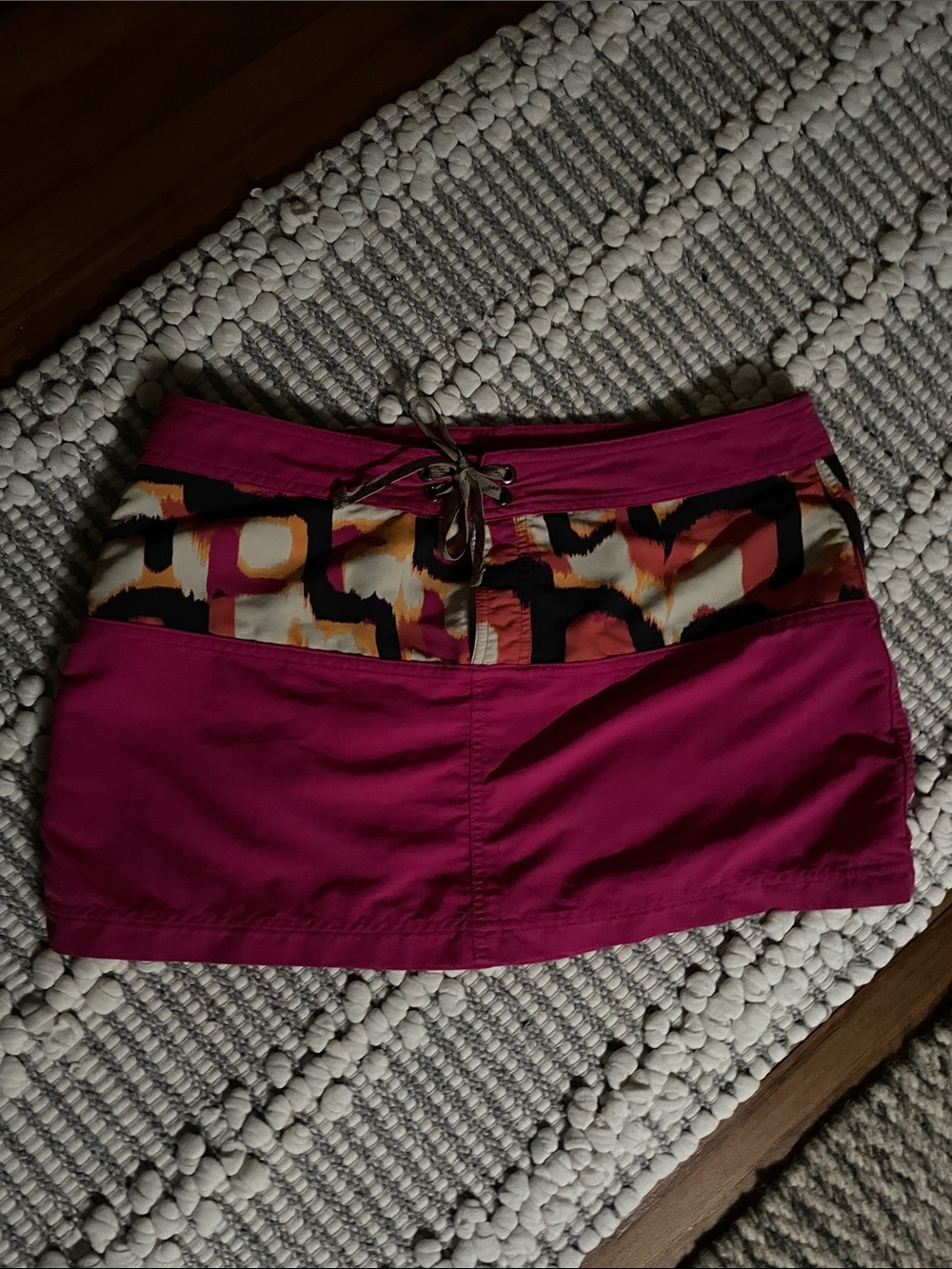 Patagonia Magenta Board Skirtie with Patterned Waistband